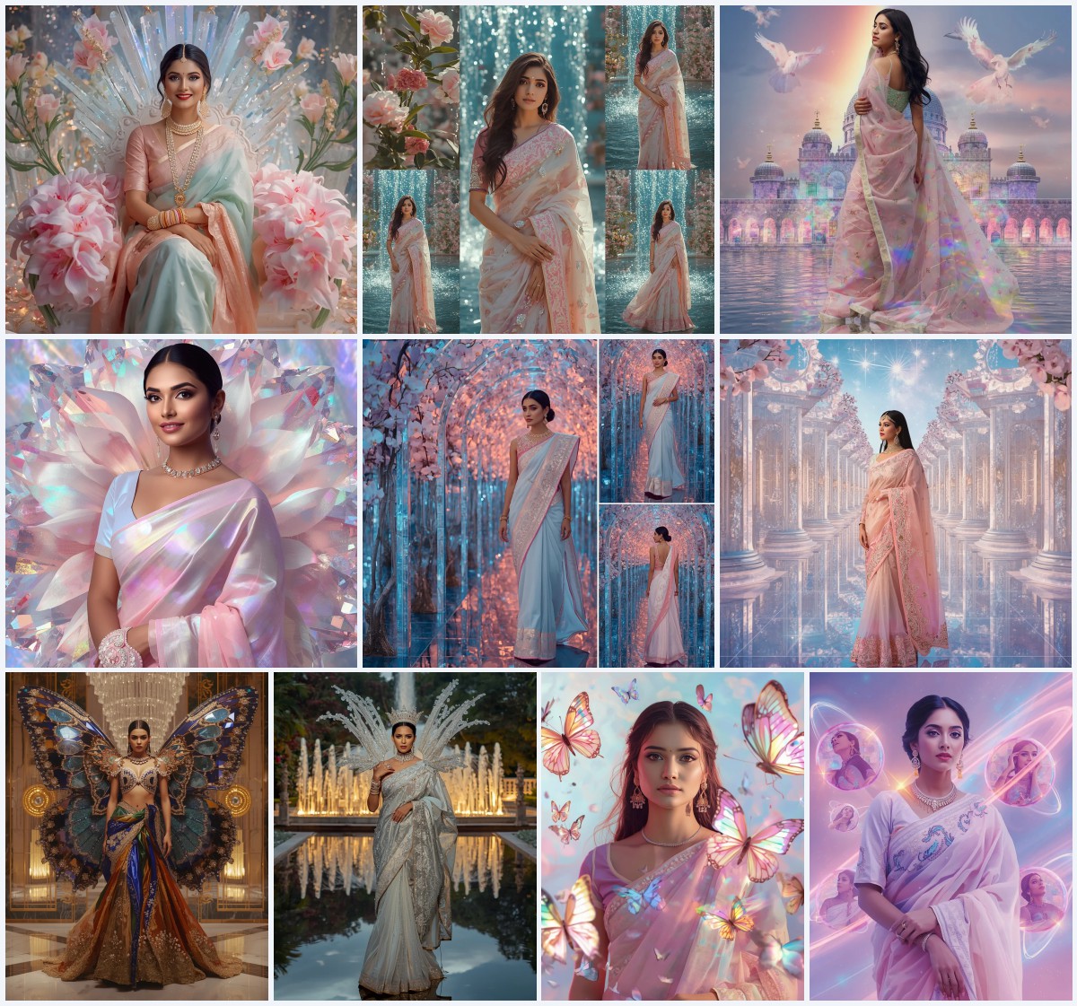 Festive Girl's Saree AI Prompts for Diwali Celebration Photography | gemini ai photo prompt copy paste trending girl 2026 instagram